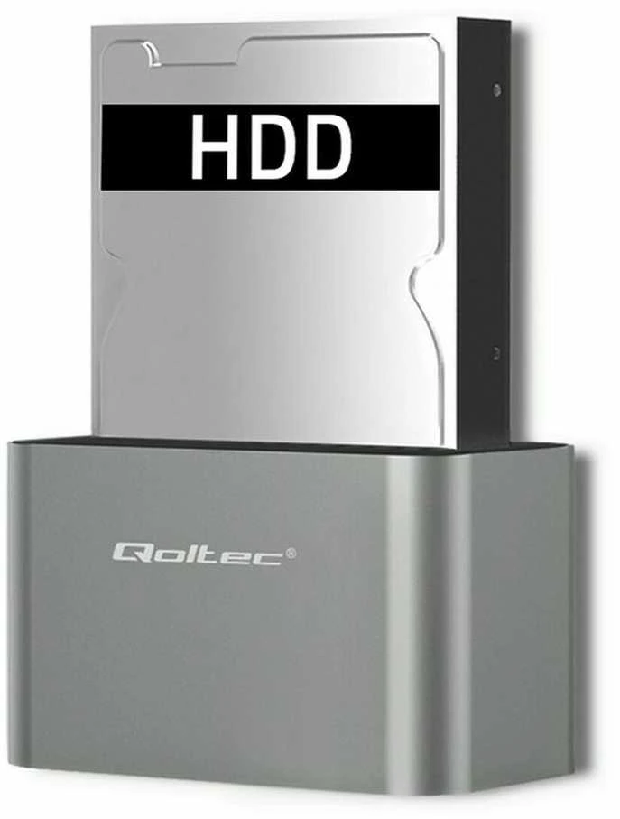 QOLTEC 50315 HDD / SSD prijungimo stotis 2,5 colio / 3,5 colio SATA USB 3.0