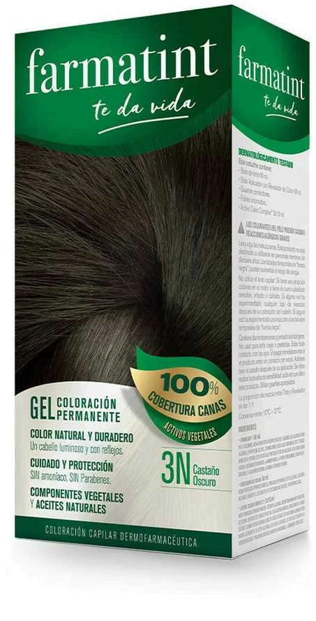 Farmatint Permanent Color Gel 3N Dark Brown 150ml Plaukų dažai