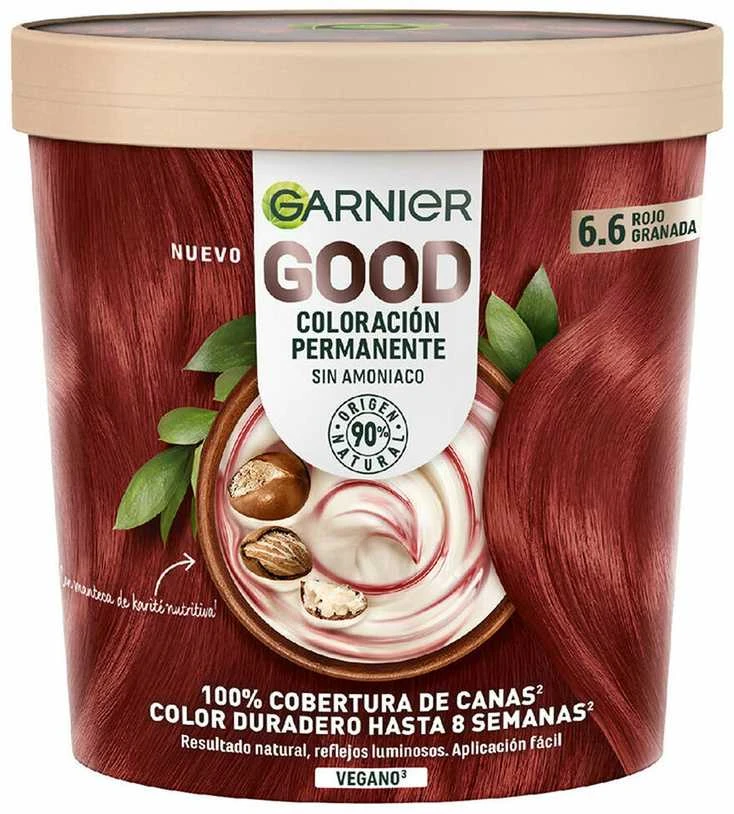 Garnier Good 6.6 Granatų raudona plaukų dažų pakuotė