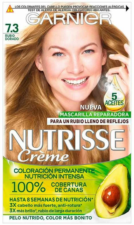 Garnier Nutrisse 7.3 medaus atspalvio plaukų dažai