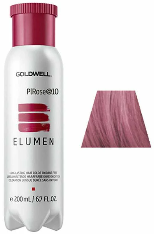Goldwell Elumen PlRose@10 plaukų dažai su atspalvio pavyzdžiu
