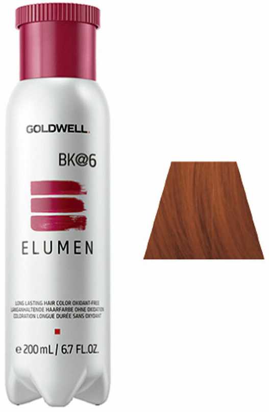 „Goldwell Elumen“ ilgai išliekantys plaukų dažai BK@6, 200 ml