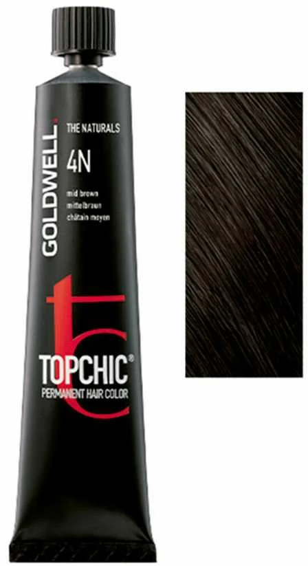 „Goldwell Topchic“ plaukų dažai 4N, 60 ml