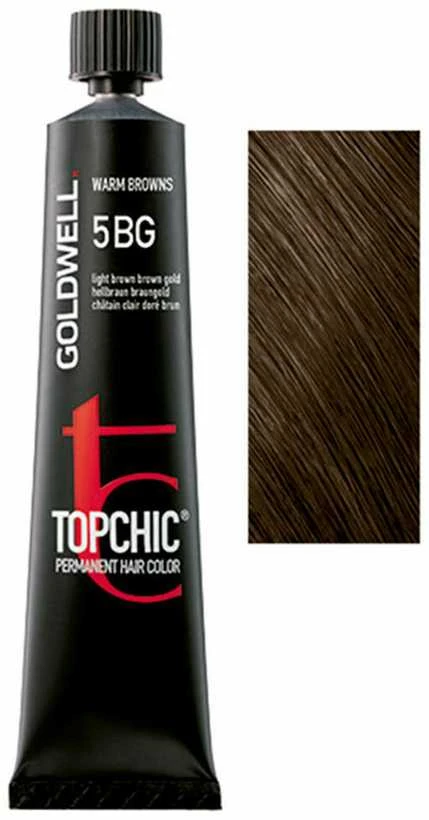 „Goldwell“ plaukų dažai „Topchic“ (plaukų dažai), 60 ml, 5BG
