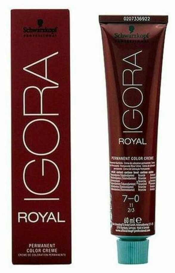 Schwarzkopf Igora Royal ilgalaikio poveikio plaukų dažai 60 ml - 7-0