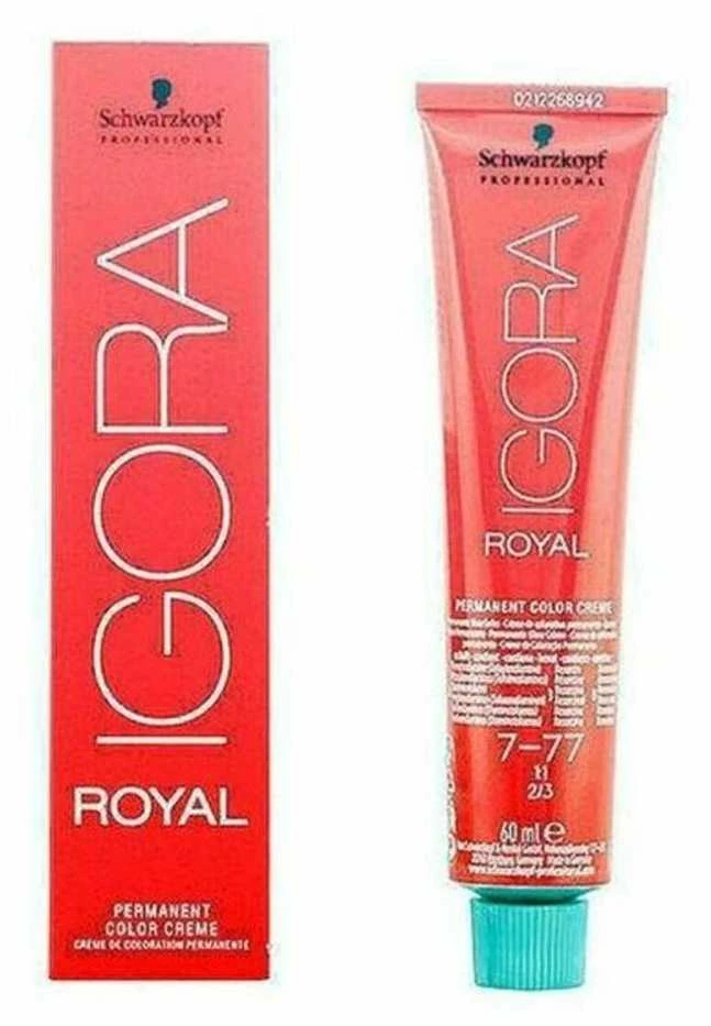 Schwarzkopf Igora Royal ilgalaikio poveikio plaukų dažai 60 ml - 7-77