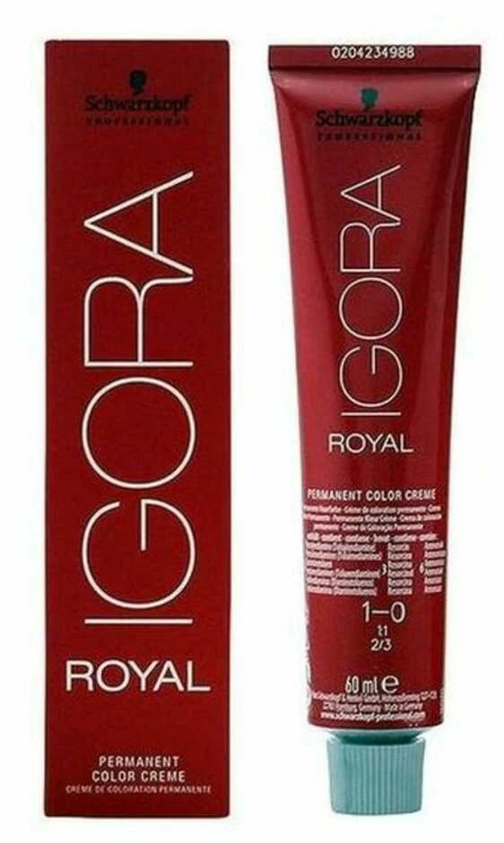 Schwarzkopf Igora Royal ilgalaikio poveikio plaukų dažai 60 ml - 1-0