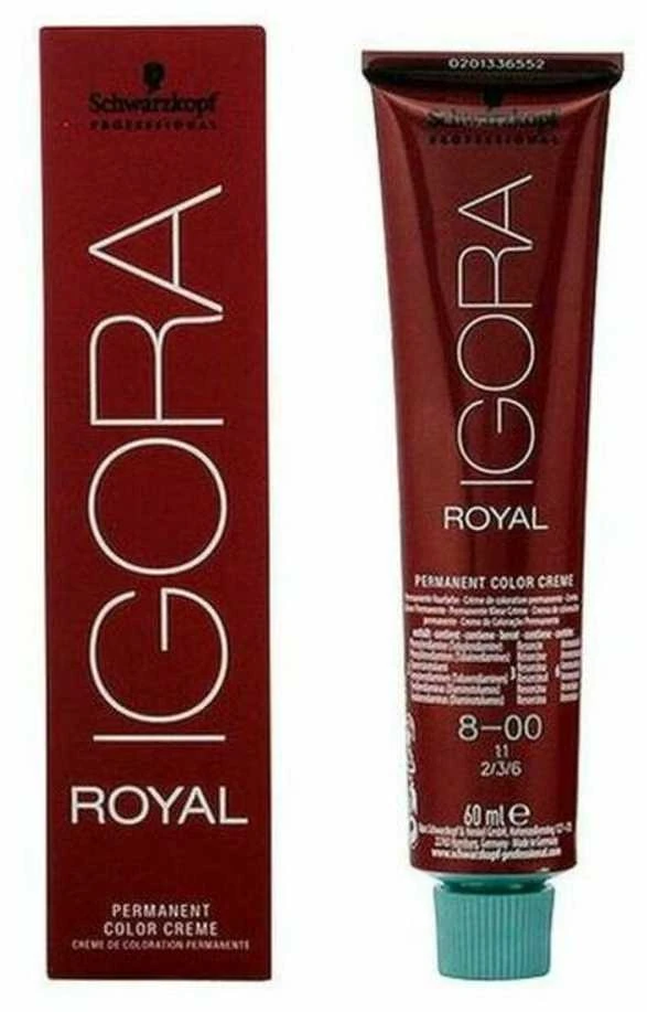 Schwarzkopf Igora Royal ilgalaikio poveikio plaukų dažai 60 ml - 8-00