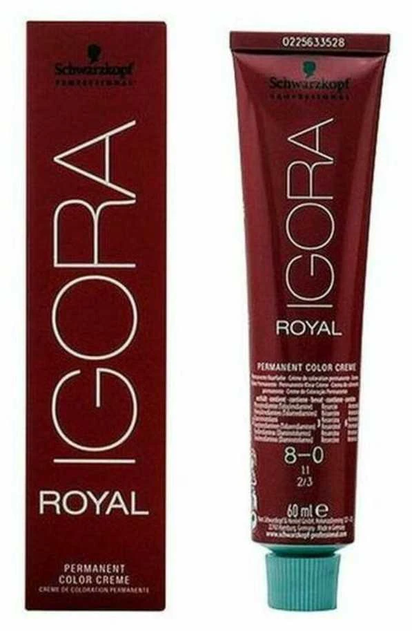 Schwarzkopf Igora Royal ilgalaikio poveikio plaukų dažai 60 ml - 8-0