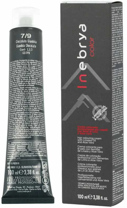 „Inebrya Color“ plaukų dažai 100 ml - 7/9 | Gianduia šokolado spalvos