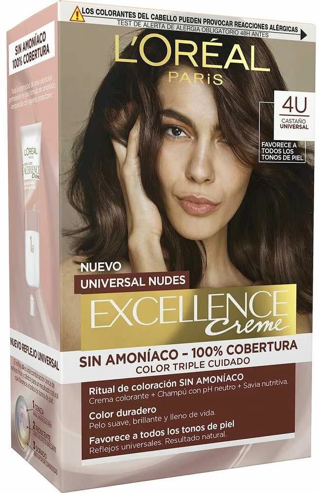 L'Oreal Excellence Nudes 4U plaukų dažai