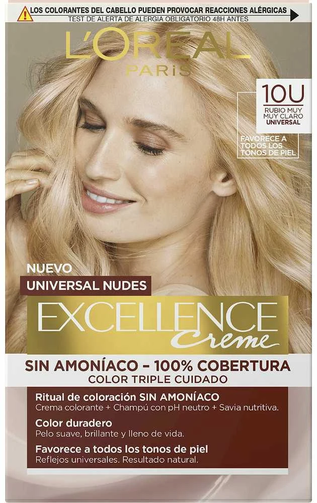 L'Oreal Excellence Nudes 10U plaukų dažai