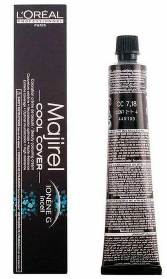 L'Oreal Professionnel Majirel Cool-Cover ilgalaikiai plaukų dažai be amoniako 7,18, 50 ml