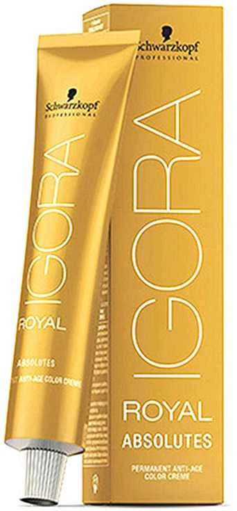 Schwarzkopf Igora Royal Absolutes ilgalaikio poveikio žilų plaukų dažai 60 ml - 7-70