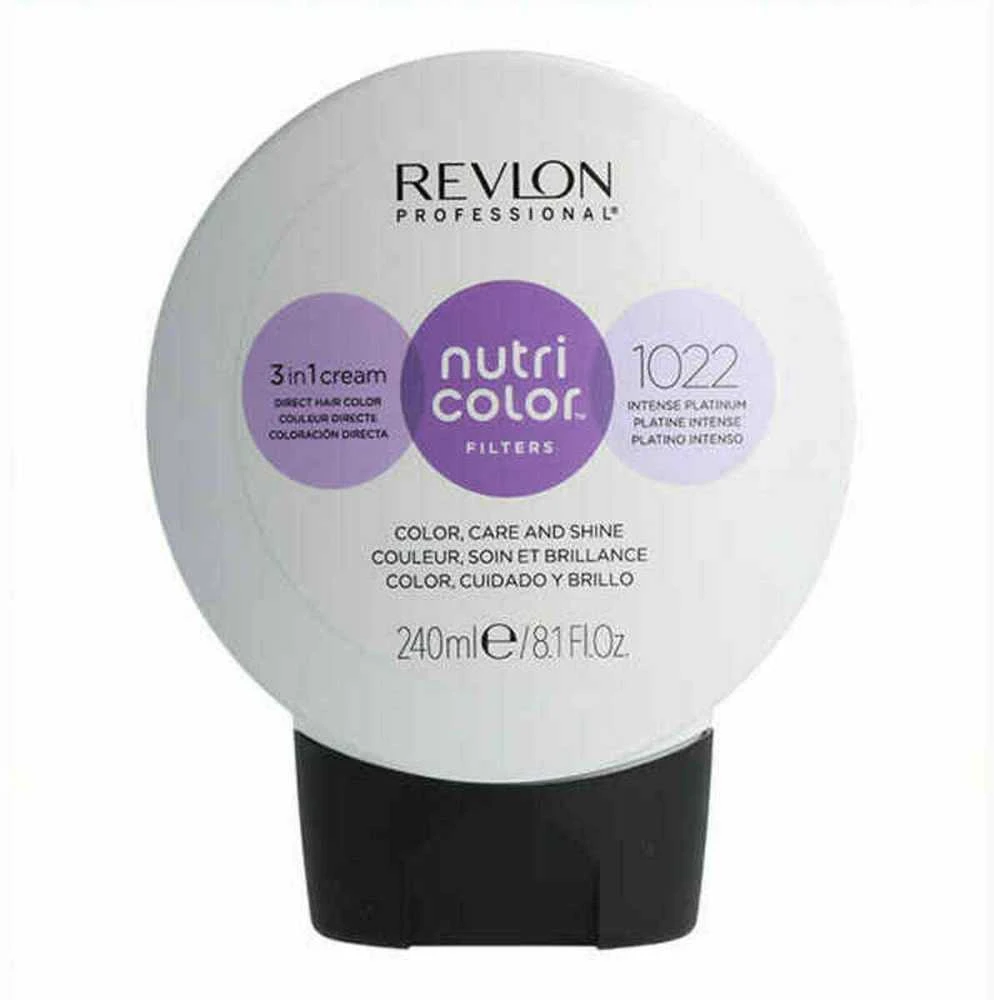 Ilgalaikiai plaukų dažai Revlon Nutri Color 1022 Platina, 240 ml