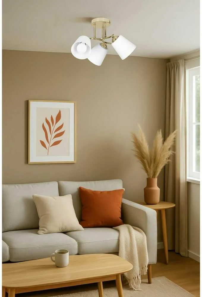 Lubinis šviestuvas Activejet pendant lamp AJE-EMILY 3P GOLD E27 3x40W