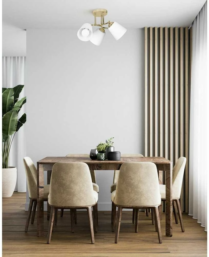 Lubinis šviestuvas Activejet pendant lamp AJE-EMILY 3P GOLD E27 3x40W