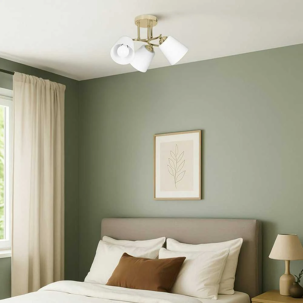 Lubinis šviestuvas Activejet pendant lamp AJE-EMILY 3P GOLD E27 3x40W