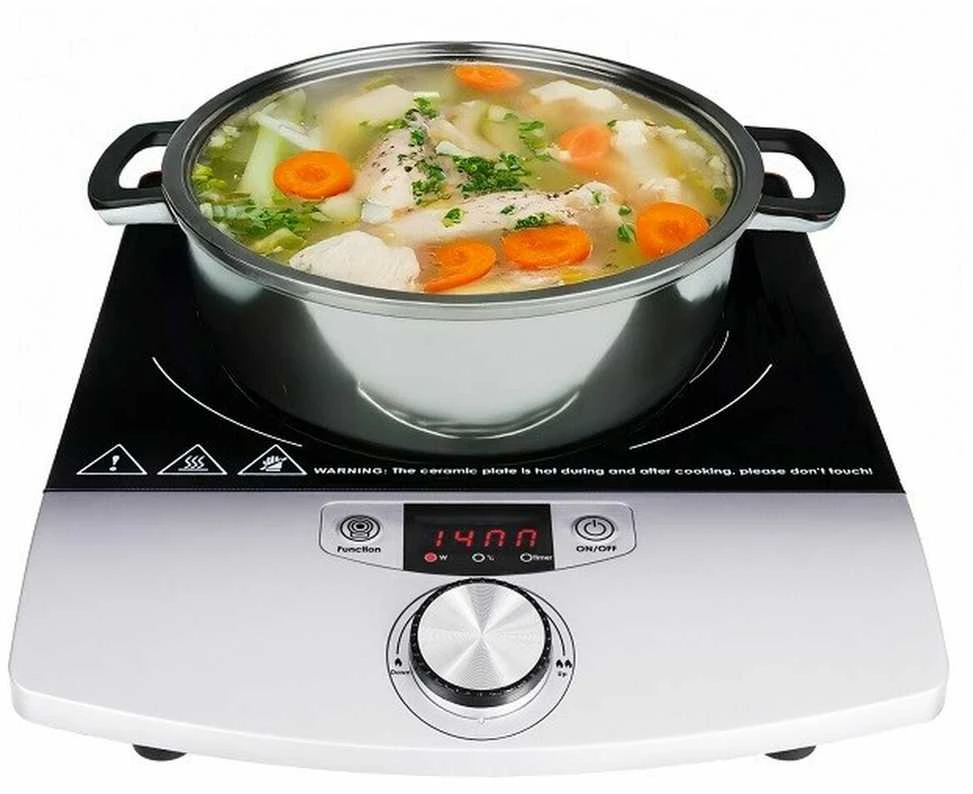 Kaitlentė Adler Camry Cooker Indukcija | CR 6515 | Degiklių / virimo zonų skaičius 1 | Juodas/Sidabrinis | Indukcija