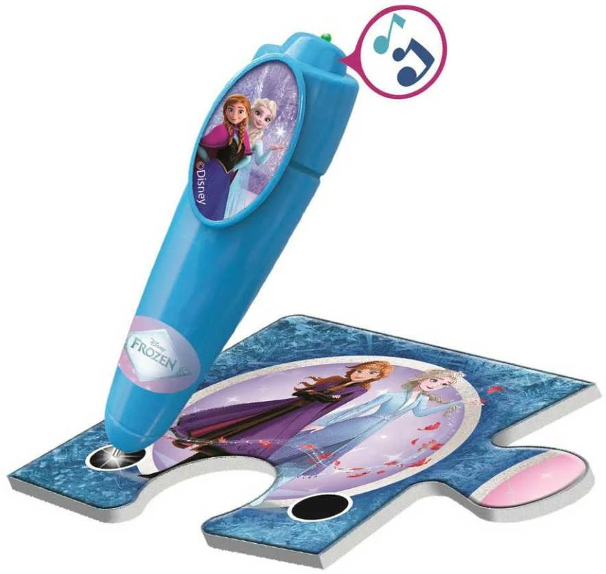 Interaktyvi 24 detalių dėlionė „Disney Frozen Ice Kingdom“ – Clementoni