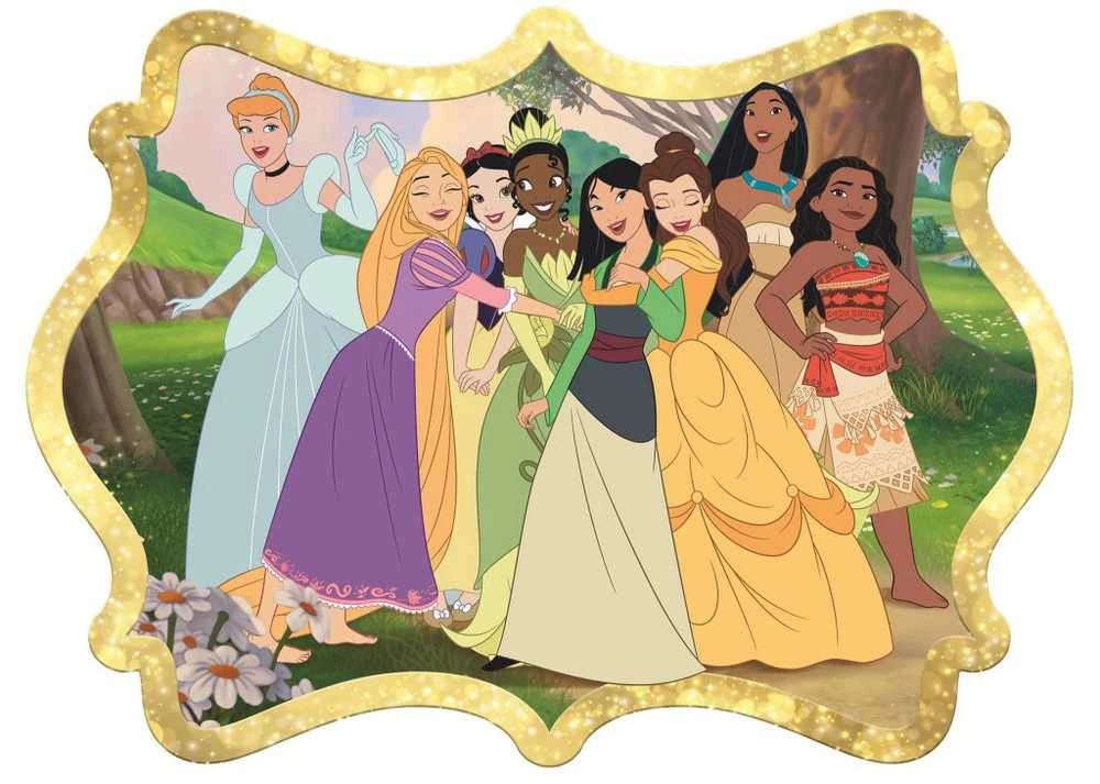 Dėlionė Clementoni Žaislai CLE DISNEY interakt.puzzle dywan Princesės 16685