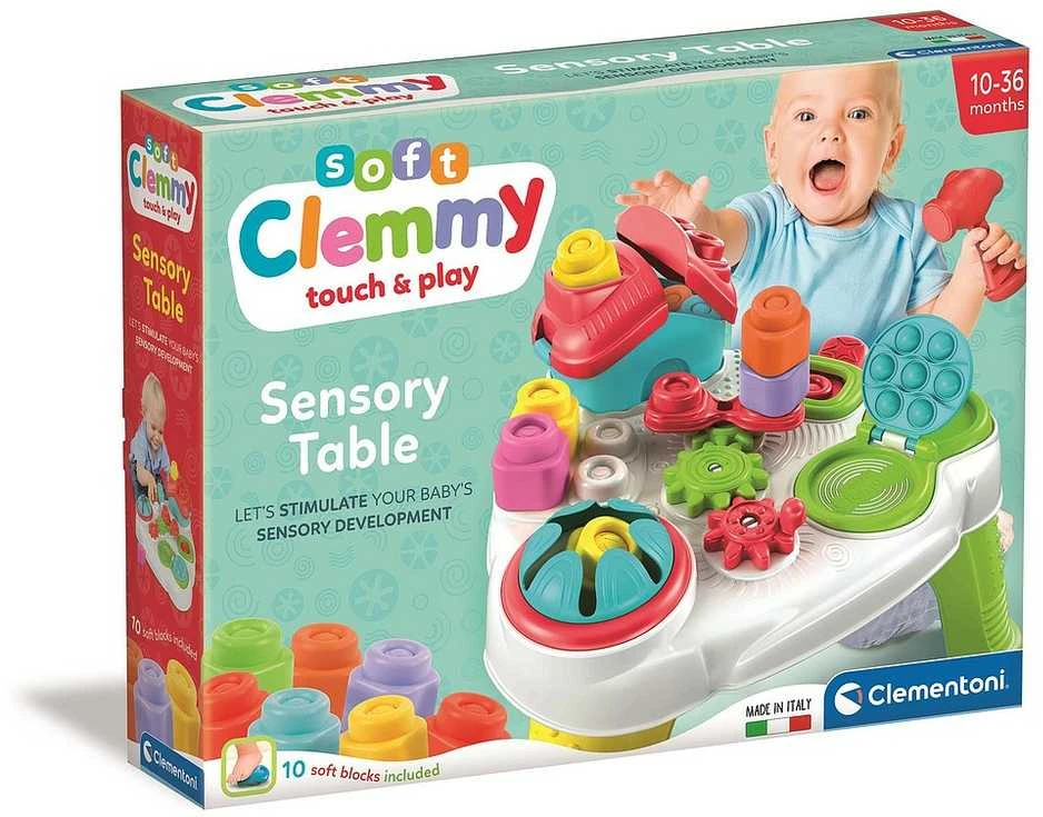 Clementoni kūdikio stalas "TOUCH, DISCOVER &amp; PLAY SENSORY TABLE"