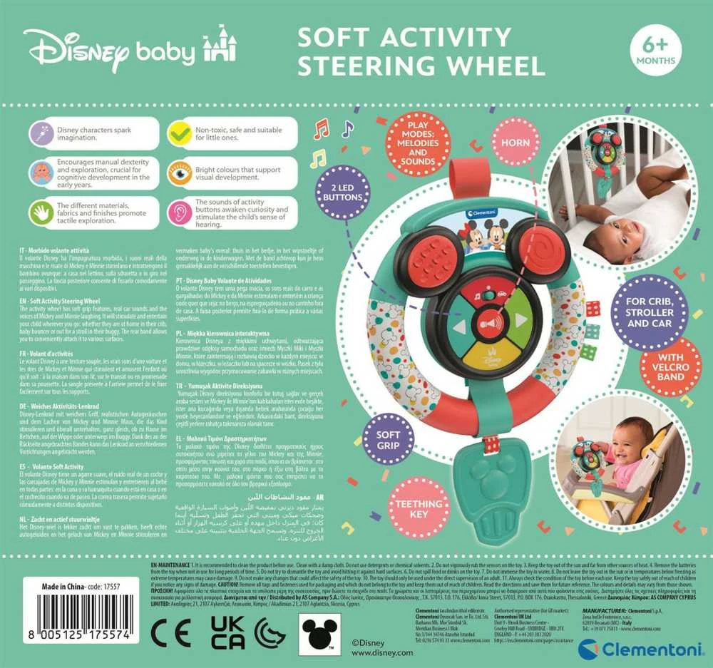 Clementoni pakabinamas vairas „Disney Baby“