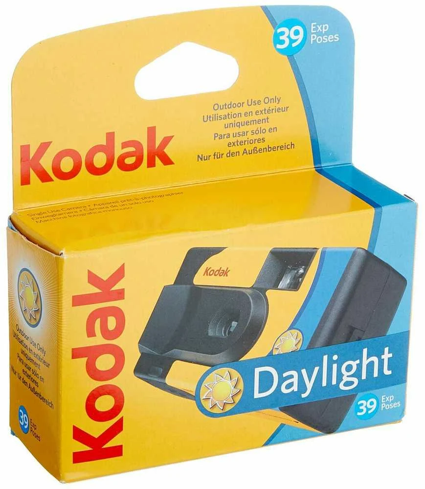KODAK DAYLIGHT VIENO NAUDOJIMO KAMEROS 39 EXP