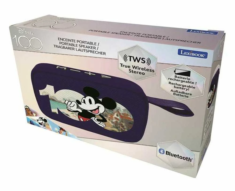 Lexibook,Disney „Lexibook – Stitch“ nešiojamasis „Bluetooth®“ garsiakalbis (BT018D)