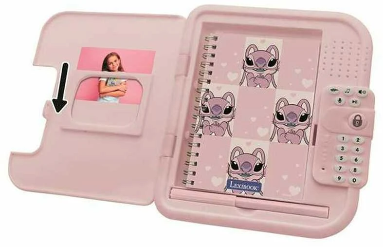 Lexibook Interaktyvus žaislas Stitch Angel Rožinė Dienoraštis