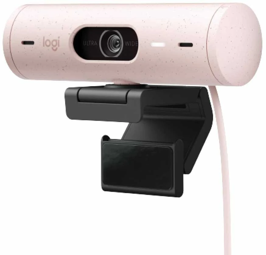 Internetinė kamera Logitech BRIO 500, Rožinės spalvos