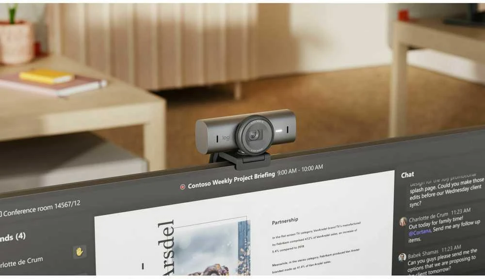 Logitech MX Brio 705 internetinė kamera verslui, spalva: grafito (960-001530)