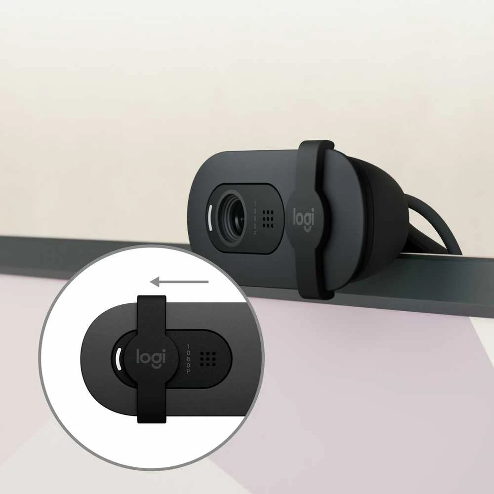 LOGITECH BRIO 105 žiniatinklio kamera, spalvota 2 MP 1920 x 1080 720p 1080p garso laidinis USB