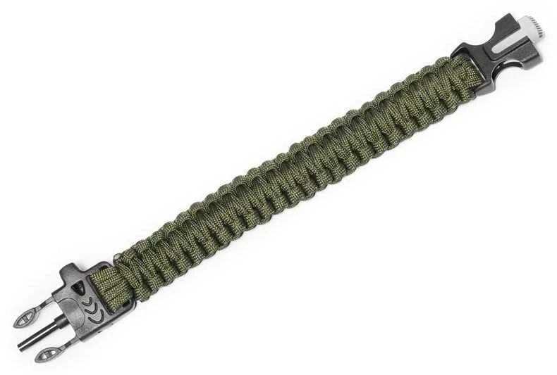 Išgyvenimo apyrankė 3in1 ARMY Žalias