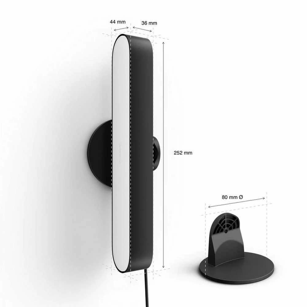 Philips Hue Dviejų šviestuvų juostų Play komplektas (Balta ir spalvota)