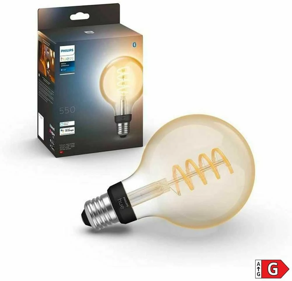 „Philips Hue WA 7W“ siūlinė G93 lemputė, E27 | E27 | 7 W | Nuo šiltos iki vėsios spalvos, 2200–4500 K | „Bluetooth“ ir „Zigbee“