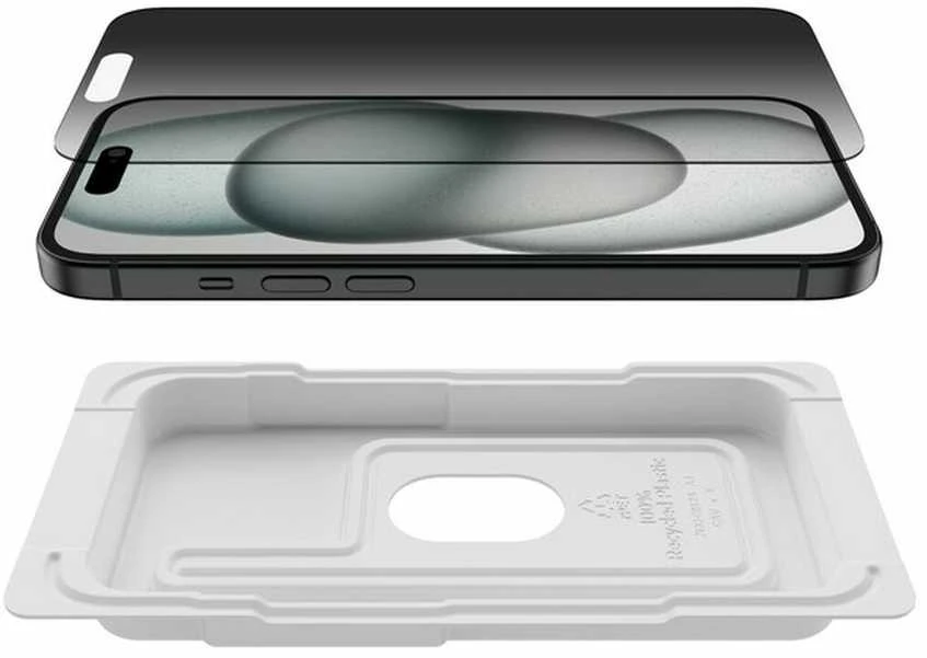 Belkin „SCREENFORCE PRO“ grūdintas stiklas A – skirtas „iPhone 15/14 PRO“