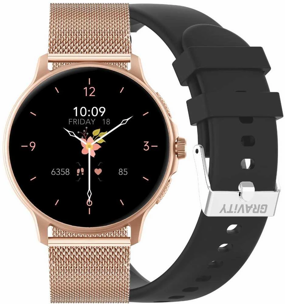 Išmanusis laikrodis UNISEX GRAVITY GT12-4 - BLUETOOTH CONNECTIONS, ADDITIONAL PASSAGE (sg035d)