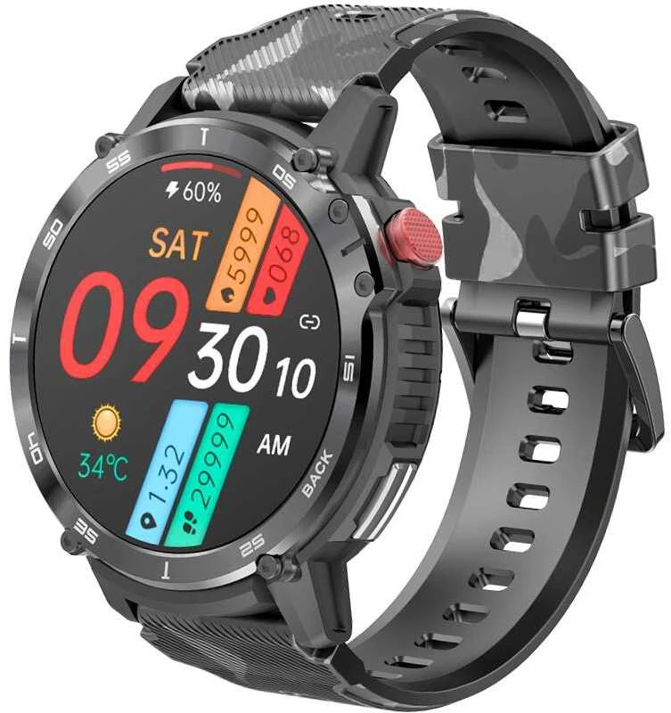 Išmanusis laikrodis MEN'S GRAVITY GT23-3 - TIMER, ADDITIONAL BELT (sg031c)