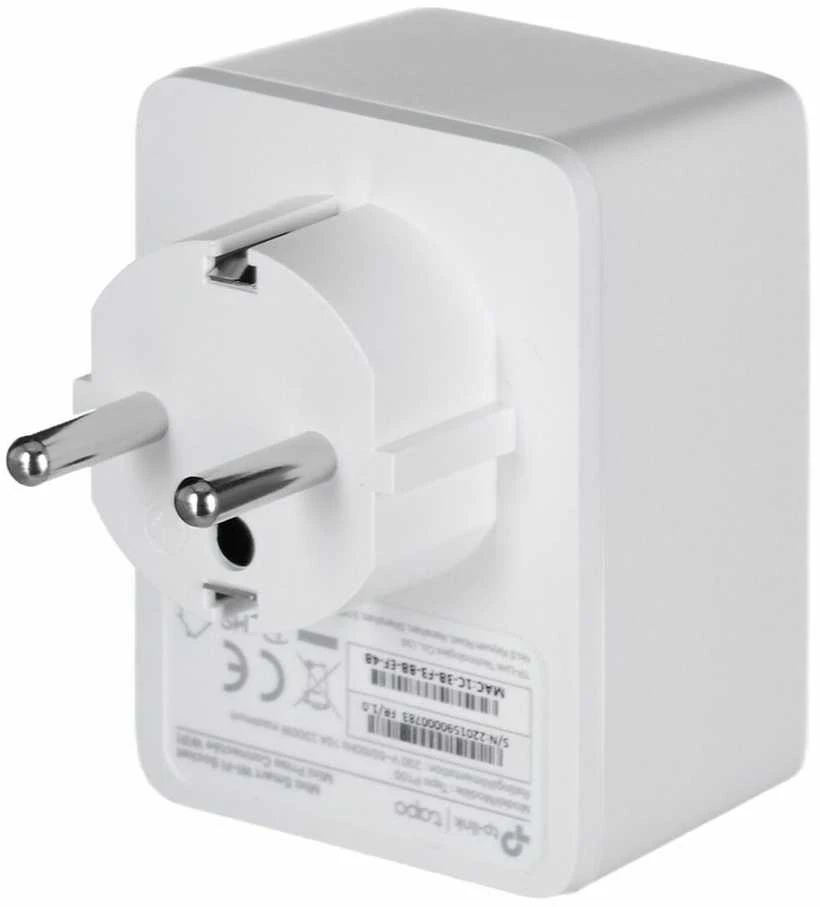TP-LINK Tapo P100 išmanusis kištukas Balta 2300 W