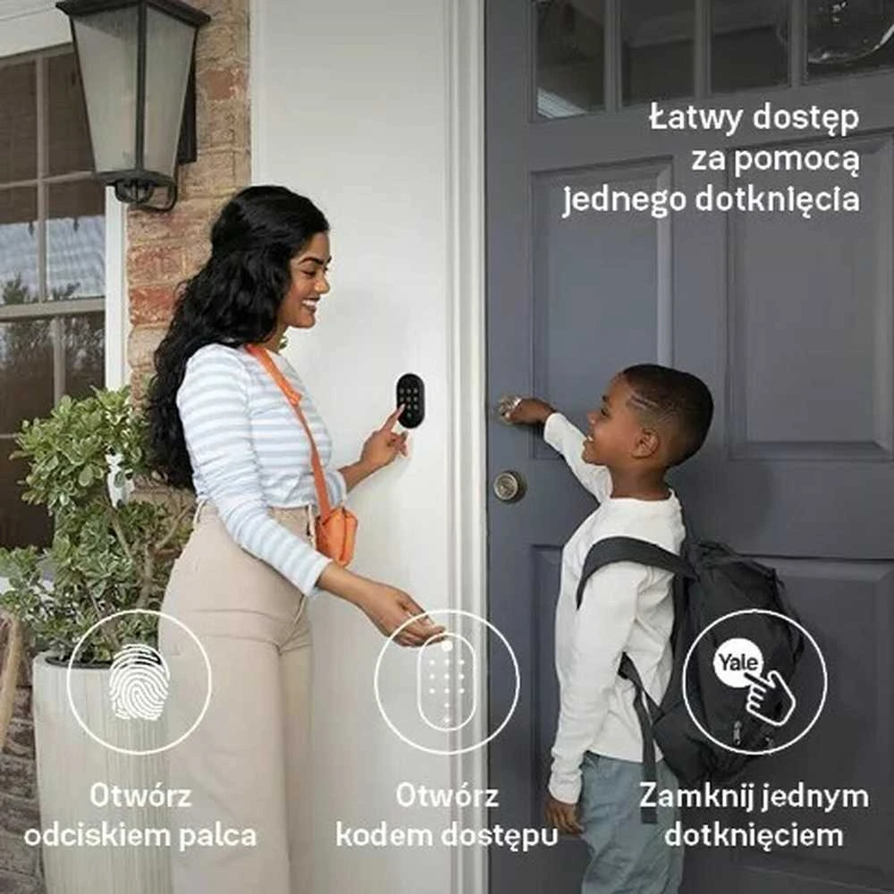 Išmanusis Domofonas - Yale 05/303000/BL Bluetooth Pirštų Atpažinimo Skaitytuvas Juodas