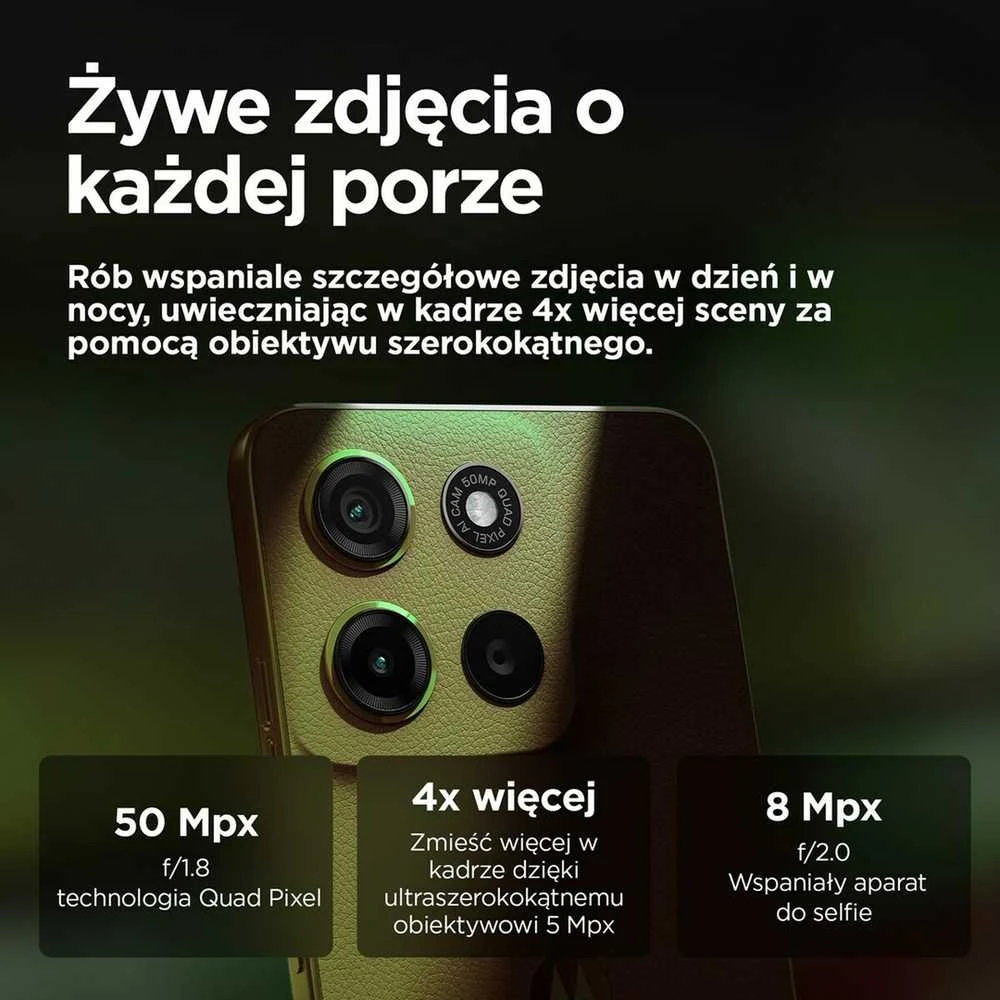 Motorola moto g15 power 17,1 cm (6,72 colio) Dviguba SIM kortelė „Android 15“ 4G USB C tipo 8 GB 256 GB 6000 mAh Žalias