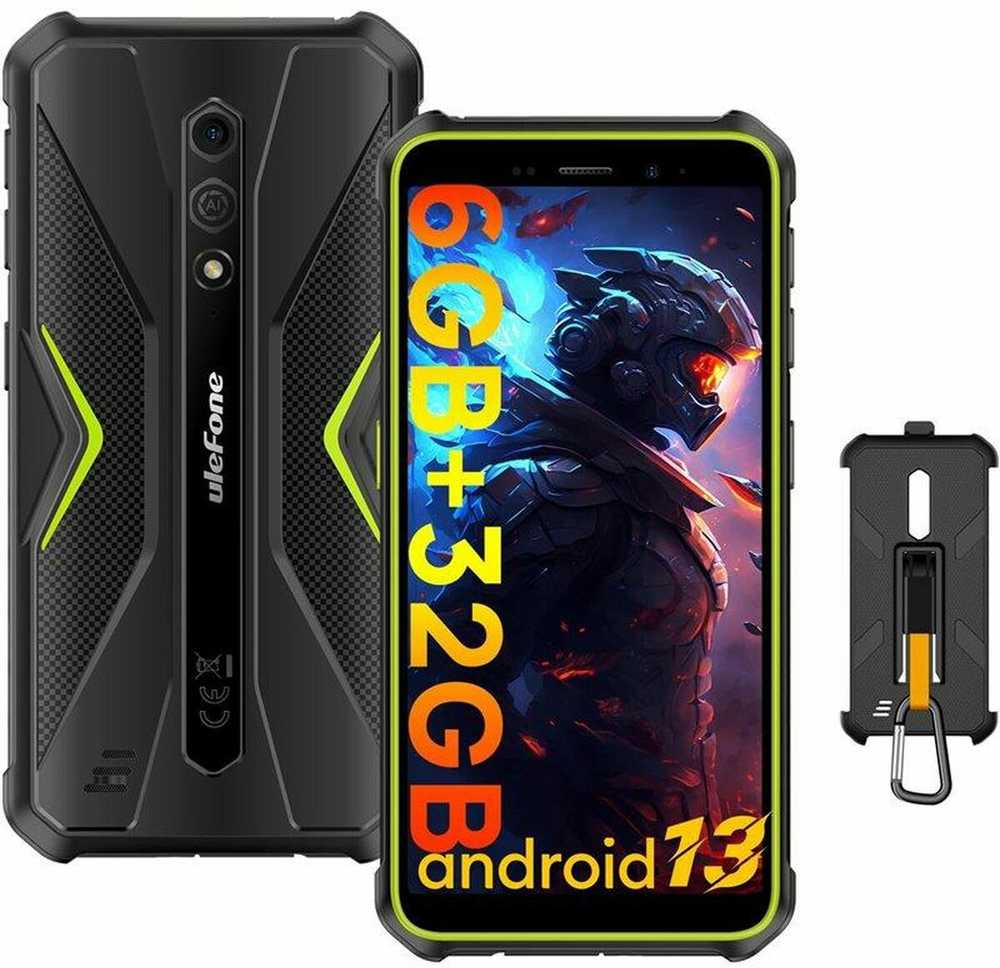 Mobilus Telefonas - Ulefone Armor X12 3+32gb Less Žalias Nfc.