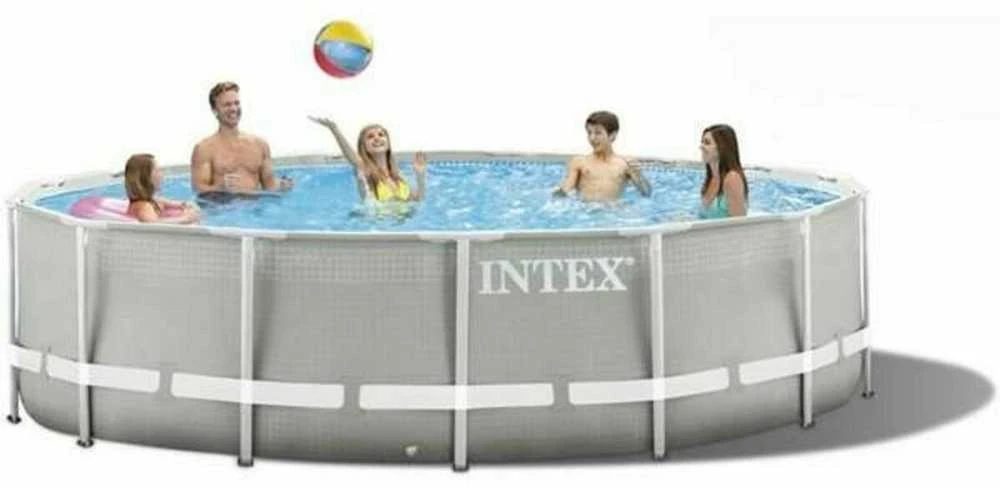 Intex Prism Frame Premium Pool Pilkas, 305x76 cm