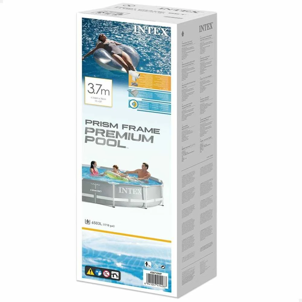Prizminis rėminis sodo baseinas 366 x 76 cm INTEX 26710