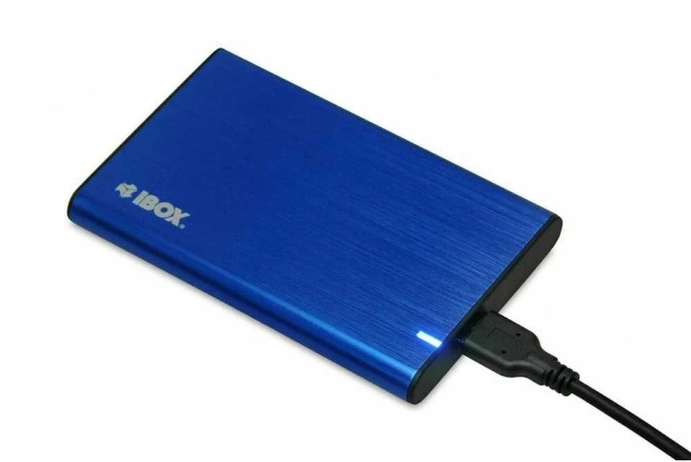 IBOX HD-05 korpusas HDD 2.5" USB 3.1 Gen.1 mėlynas