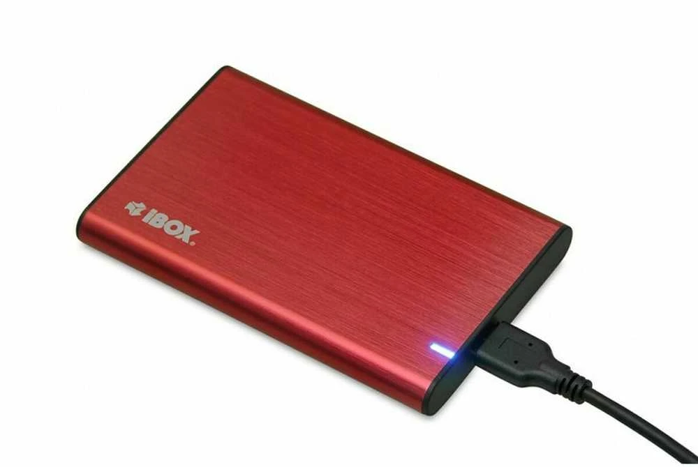 IBOX HD-05 korpusas HDD 2,5" USB 3.1 Gen.1 raudonas