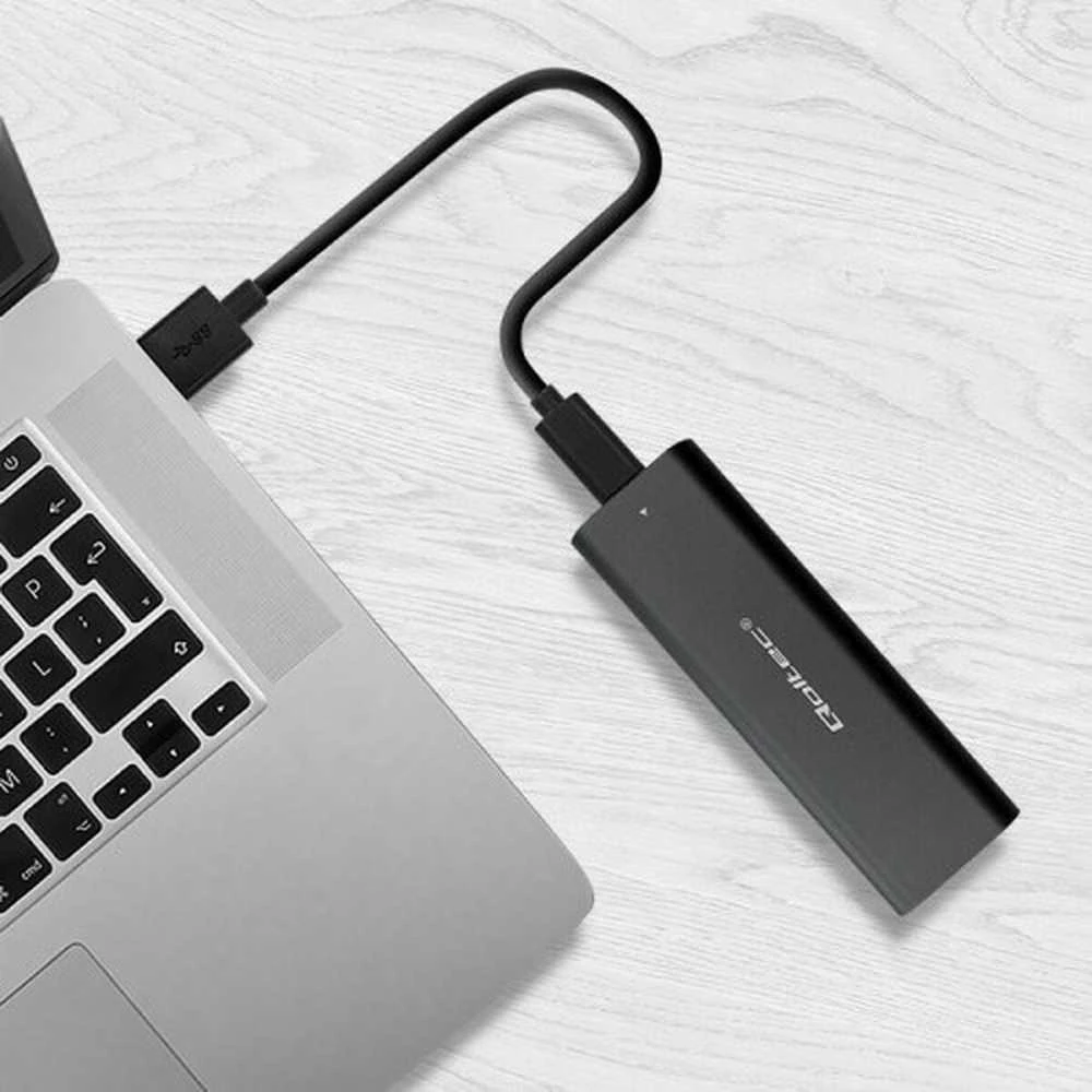 QOLTEC 50311 korpusas, skirtas M.2 SATA SSD / NGFF / C tipo USB