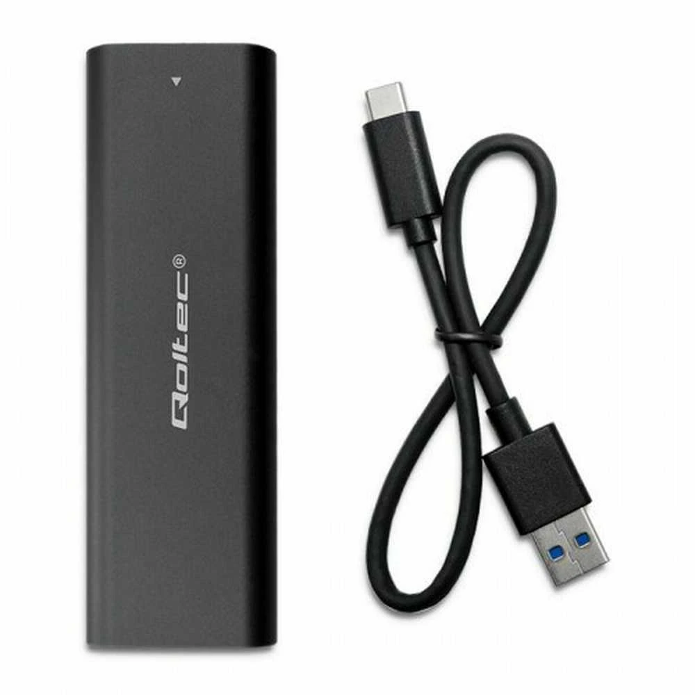 QOLTEC 50311 korpusas, skirtas M.2 SATA SSD / NGFF / C tipo USB