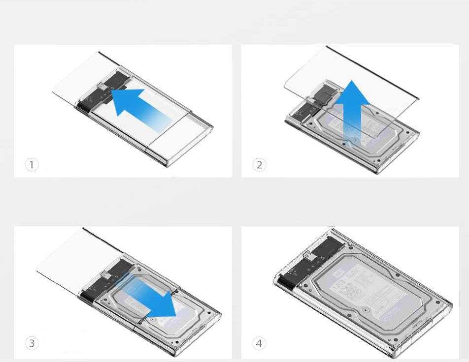 Dėklas kietajam diskui 2,5'' USB 3.0 SATA
